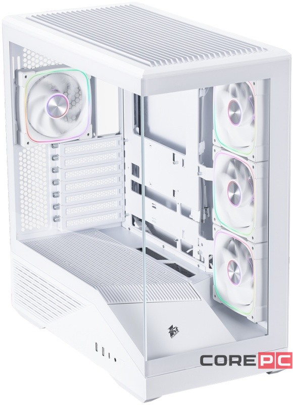 Компьютерный корпус 1STPLAYER GM7 ARGB White (GM7-WH-3FN7R-W-1FN7-W)