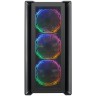 Компьютерный корпус Powercase ALISIO Micro X4W TG LED-Fan White mATX CAMIW-L4