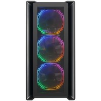 Компьютерный корпус Powercase ALISIO Micro X4W TG LED-Fan White mATX CAMIW-L4