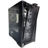 Компьютерный корпус Powercase ALISIO Micro X4W TG LED-Fan White mATX CAMIW-L4