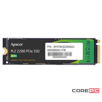 Твердотельный накопитель Apacer 4000 Gb (AP4TBAS2280Q4U-1)