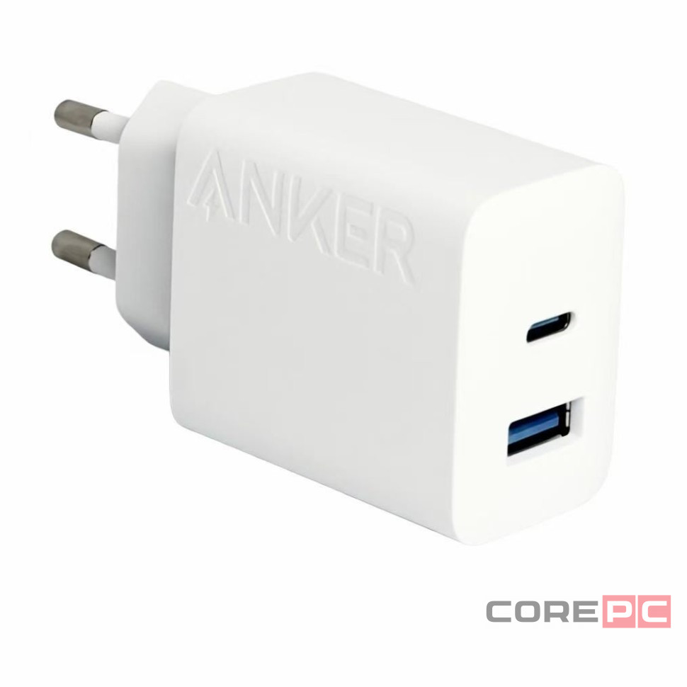 Сетевое зар. устр. Anker B2348G21 USB+1C 20W с кабелем Type-C белое