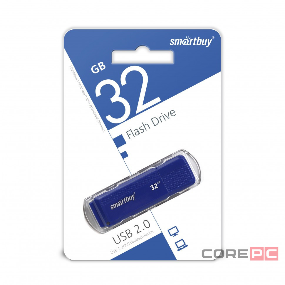 USB флеш накопитель Smartbuy 32GB Dock Blue (SB32GBDK-B)