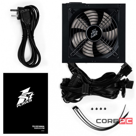 Блок питания 1STPLAYER 700W DK PREMIUM Black (PS-700AX)