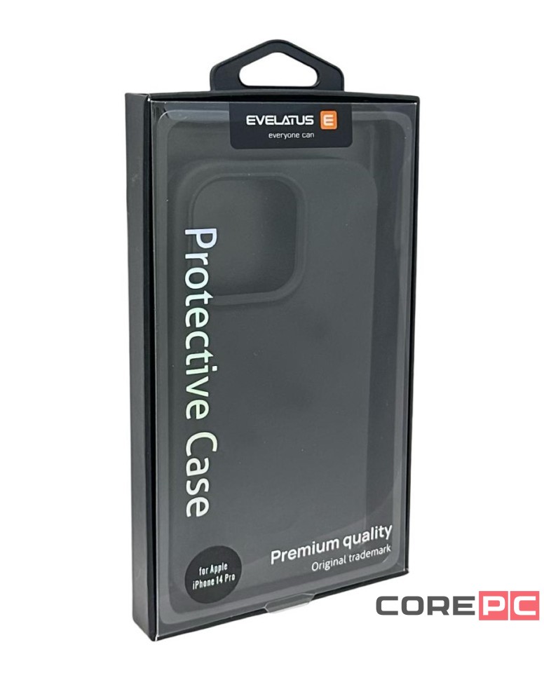 Накладка для i-Phone 14 Pro 6.1 Evelatus Magsafe силикон чёрный