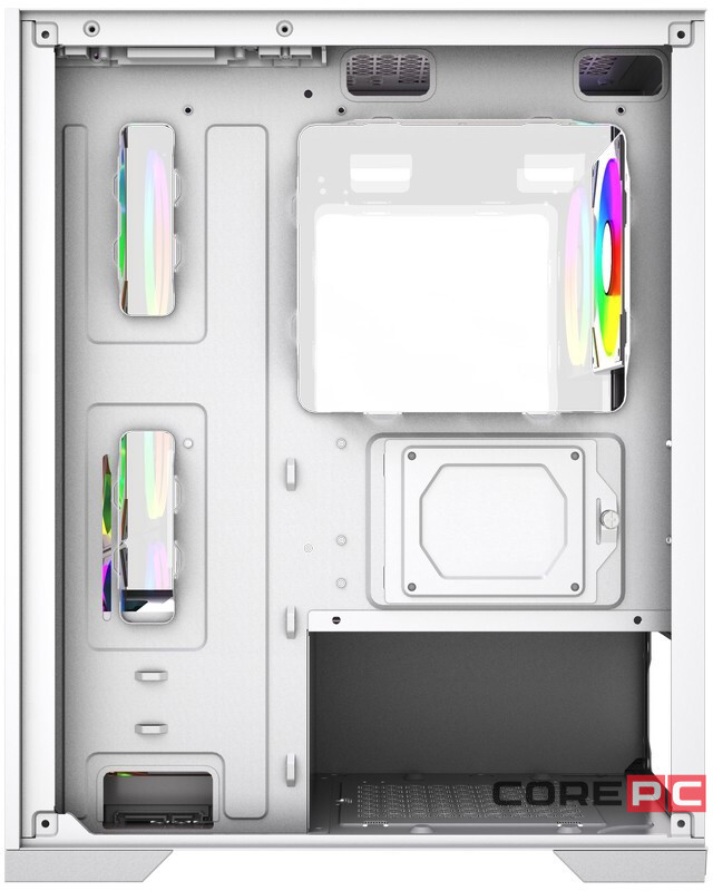 Компьютерный корпус Powercase Mistral Micro B315W ARGB White (CMMB315W-A4)