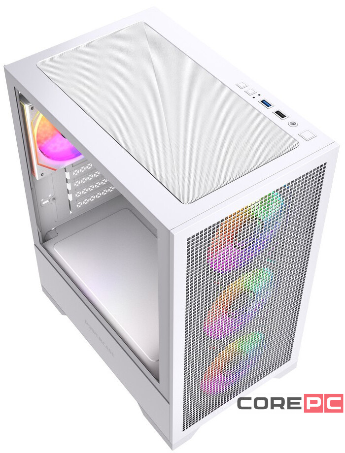 Компьютерный корпус Powercase Mistral Micro B315W ARGB White (CMMB315W-A4)