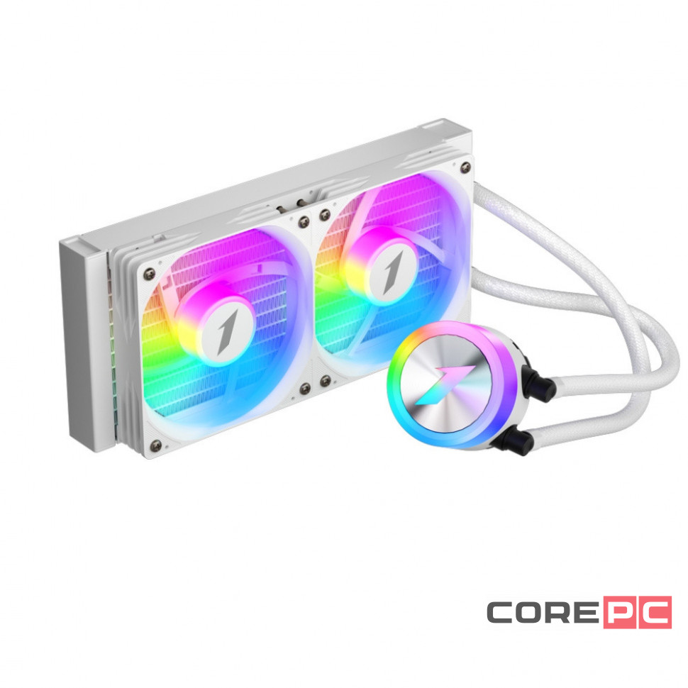 Система жидкостного охлаждения для процессора 1STPLAYER TS1 240 ARGB White (TS1-240-WH)