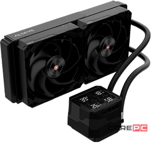 Система жидкостного охлаждения для процессора ALSEYE Q240 Plus Black (AS.02.11.0015)