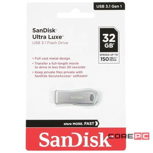 3.1 USB флеш накопитель SanDisk Gen.1 CZ74 Ultra Luxe 32GB (SDCZ74-032G-G46)