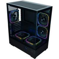 Компьютерный корпус XASTRA Q400M 5ARGB-FG-C6-UC ARGB Black (Q400M-5FG12A-C6-UC)