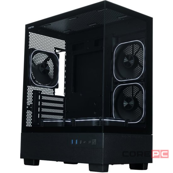 Компьютерный корпус XASTRA Q400M 5ARGB-FG-C6-UC ARGB Black (Q400M-5FG12A-C6-UC)