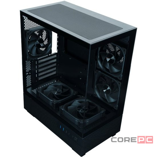 Компьютерный корпус XASTRA Q400M 5ARGB-FG-C6-UC ARGB Black (Q400M-5FG12A-C6-UC)