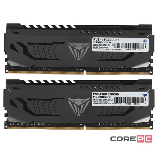 Оперативная память 16 Gb 3200 MHz PATRIOT VIPER STEEL (PVS416G320C6K)