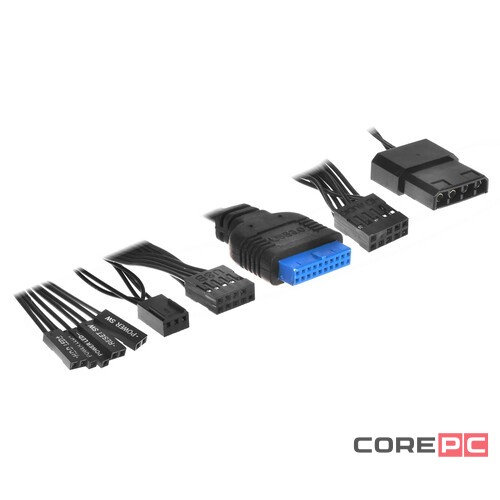 Компьютерный корпус Powercase MISTRAL Micro Z3W MESH LED CMIMZW-L3