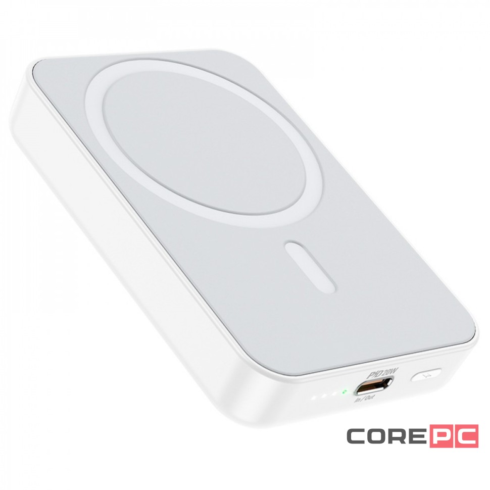 Powerbank магнитный с MagSafe Borofone BJ25 Plus 10000mAh Type-C белый