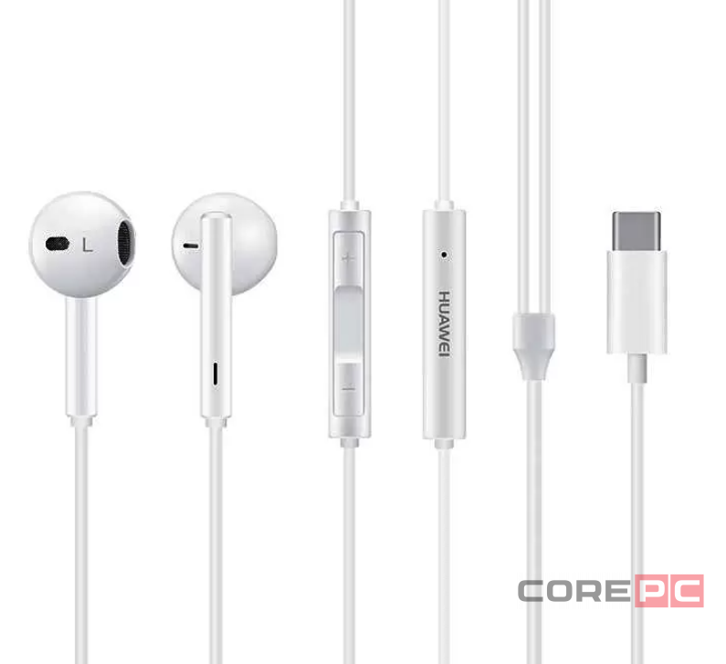 Наушники с микрофоном Huawei CM33 Type-C белые