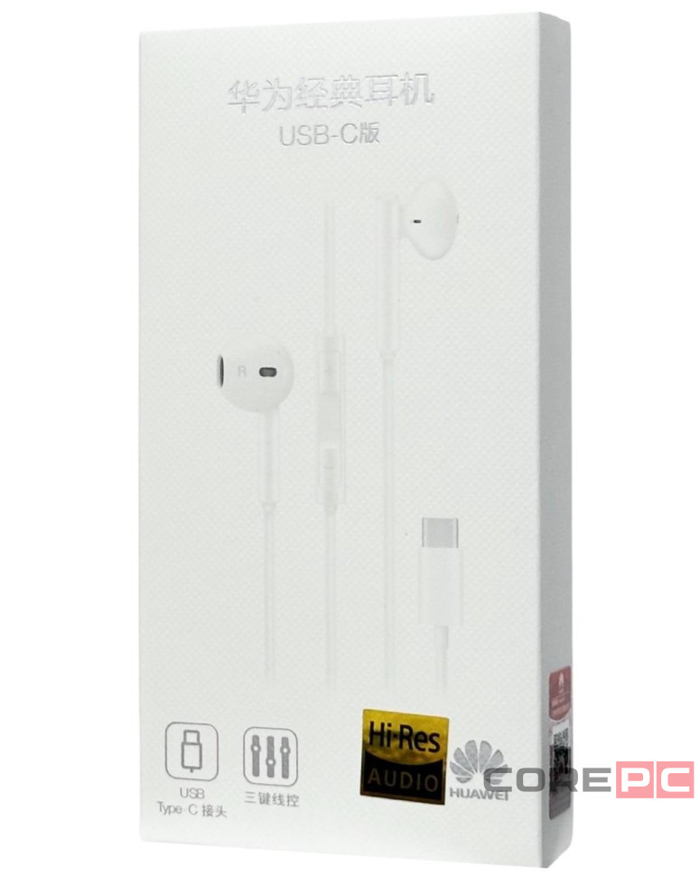 Наушники с микрофоном Huawei CM33 Type-C белые