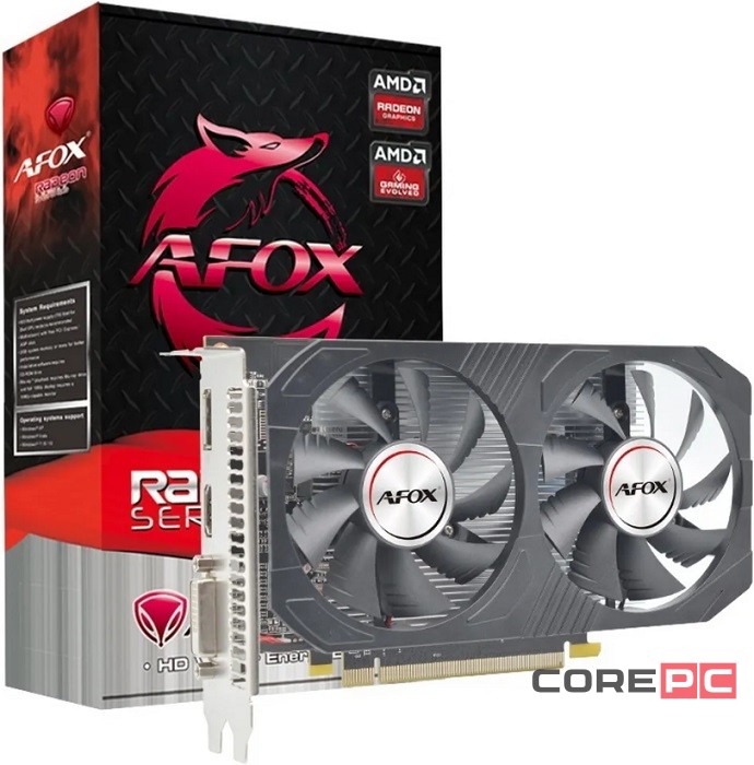 Видеокарта AFox (AFRX580-8192D5H7-V4) Radeon RX 580 8GB DUAL