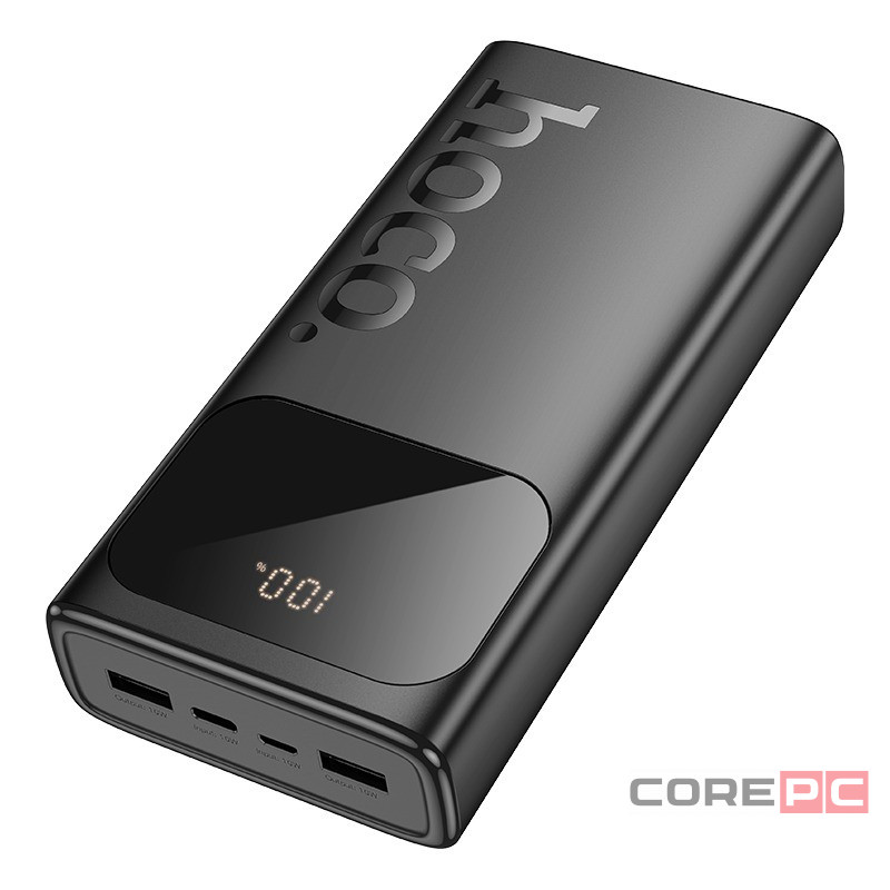 Powerbank Hoco J144A 30000mAh 2USB/1C с дисплеем черный