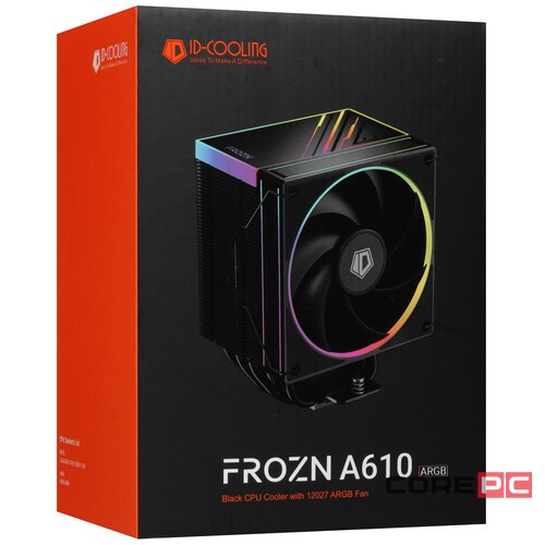 Кулер для процессора ID-COOLING FROZN A610 ARGB Black
