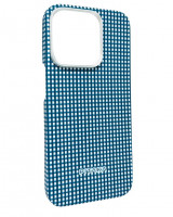 Накладка для i-Phone 15 Pro 6.1" Pitaka Magez Case 5 Aramid Fiber Океан(ocean)