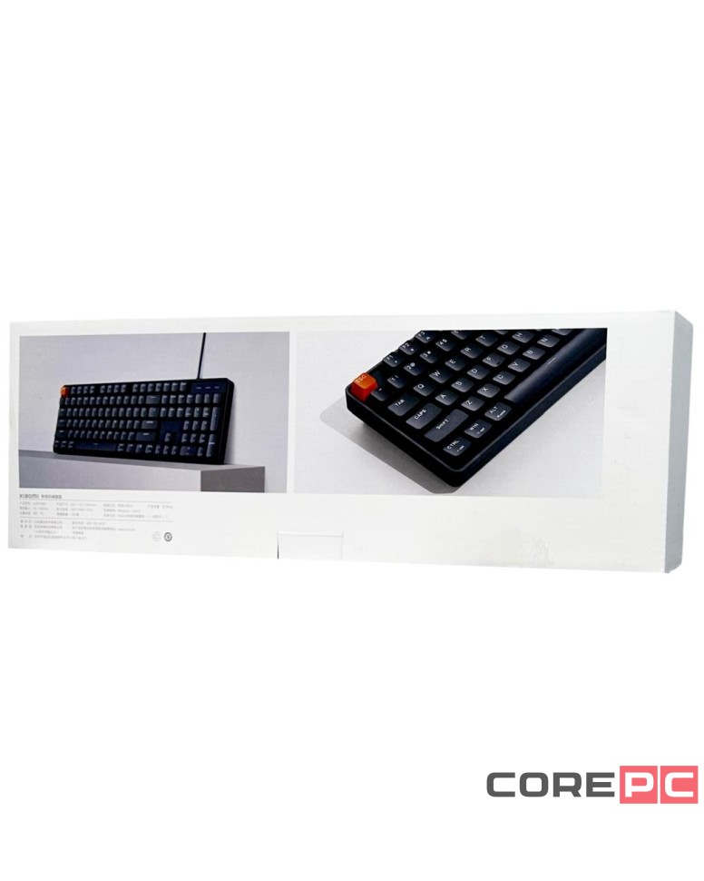 Механическая проводная клавиатура Xiaomi Wired Mechanical Keyboard Blue Switch (JXJP01MW) черная