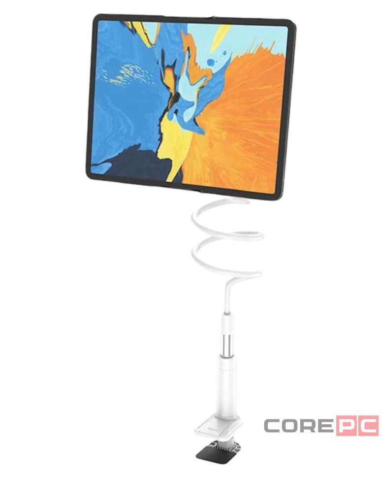 Держатель для телефона на стол Hoco PH24 4"-10.5" белый