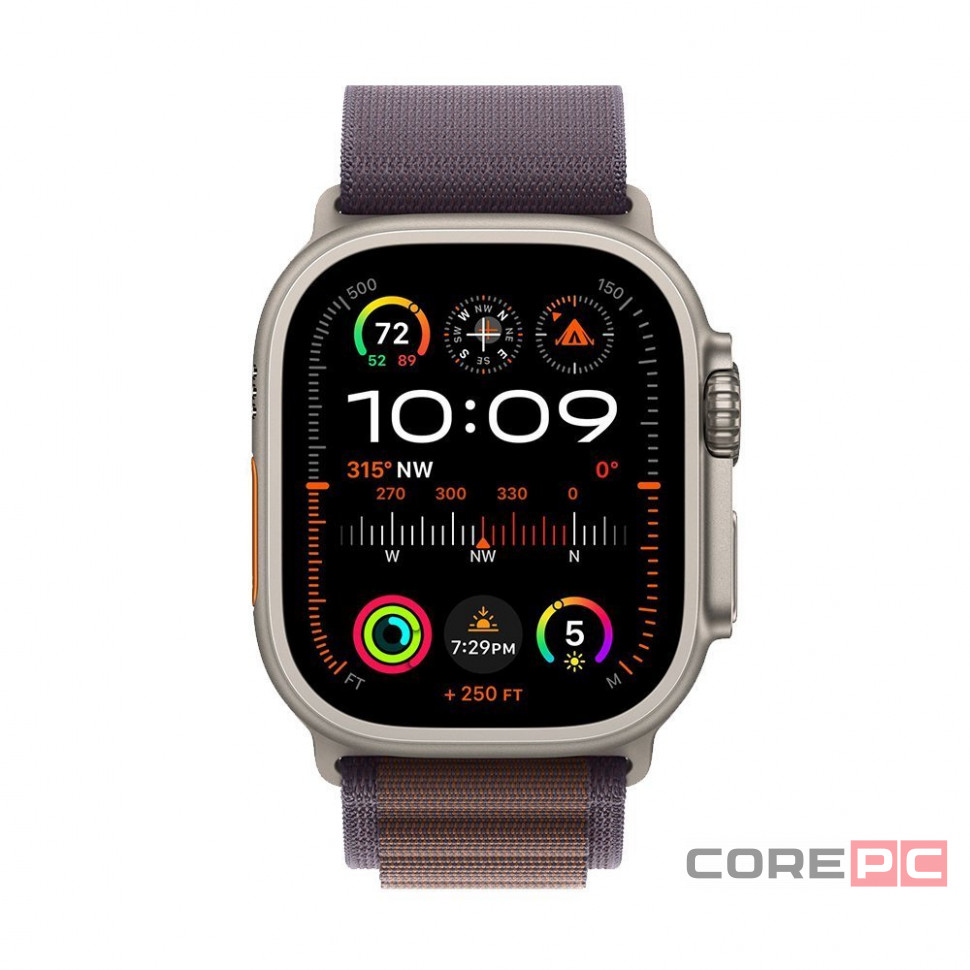 Apple Watch Ultra 2 49 mm Titanium Case Indigo Alpine Loop (L)