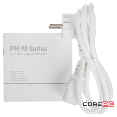 Блок питания Deepcool 750W PN750M White (R-PN750M-FC0W-WGEU) 16 Pin (PCIe 5.0 Connector Cable Details)