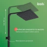 Душевая система Iddis 35к BILBL1Fi06 Билд (Bild) лейка тропический душ черный