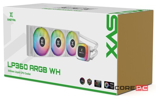 Система жидкостного охлаждения для процессора XASTRA LP360 ARGB WH White (LP360-WHAFXX-GL)