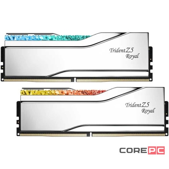 Оперативная память 32 Gb 7600 MHz G.Skill TRIDENT Z5 ROYAL RGB White (F5-7600J3646G16GX2-TR5S)