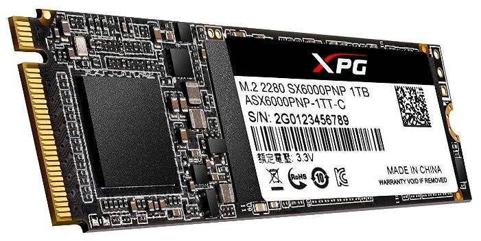 Твердотельный накопитель ADATA 1000 Gb SX6000 PRO ASX6000PNP-1TT-C XPG