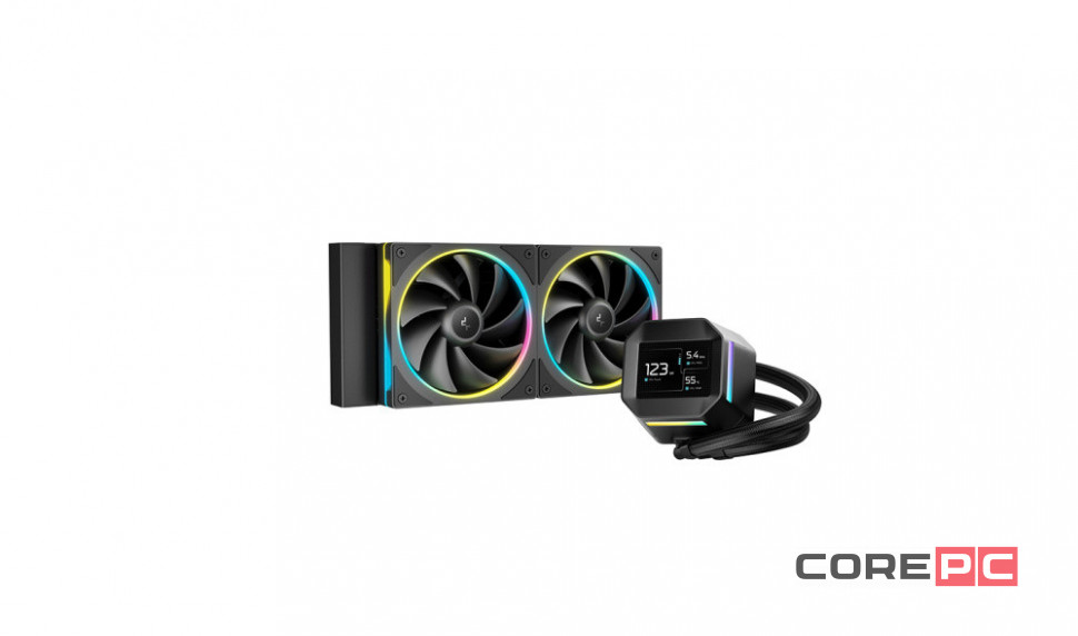 Система жидкостного охлаждения для процессора Deepcool LM240 ARGB Black