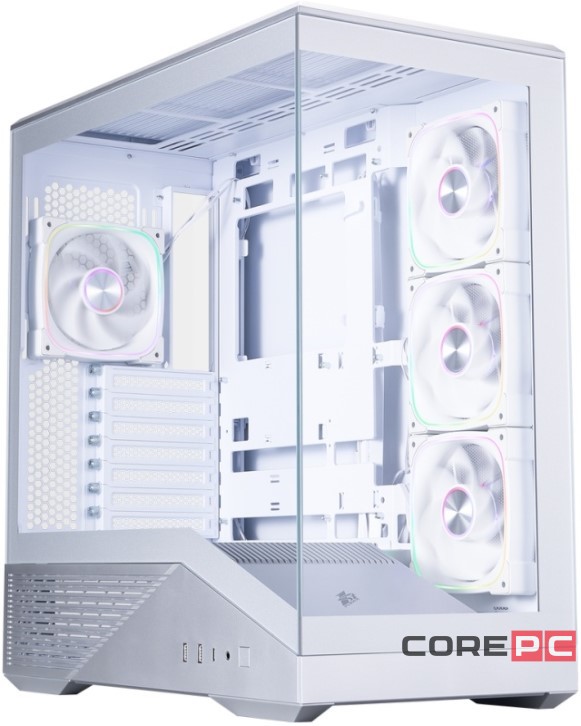 Компьютерный корпус 1STPLAYER GM7 ARGB Silver (GM7-SV-3FN7R-W-1FN7-W)