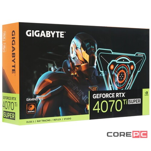 Видеокарта Gigabyte (GV-N407TSGAMING-16GD) GeForce RTX 4070 Ti SUPER 16GB GAMING