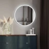 Зеркало MIXLINE Перла ЭКОНОМ D500 (ШВ) сенсорный выкл, светодиодная подсветка, без короба