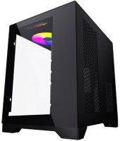 Компьютерный корпус Powercase VISION Micro Black TG 120mm 5-color fan Black mATX CVBM-L4