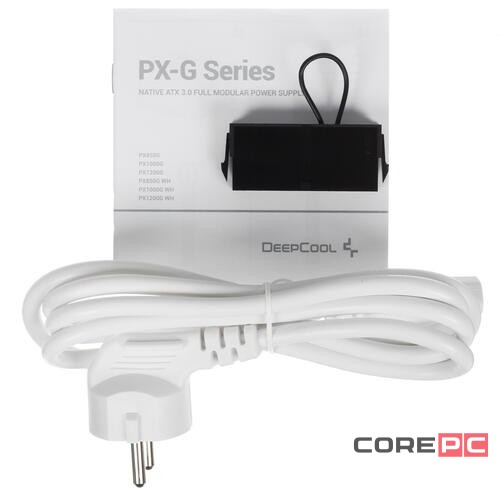 Блок питания Deepcool 1000W PX1000G WH R-PXA00G-FC0W-EU Gen5 16 Pin (PCIe 5.0 Connector Cable Details)