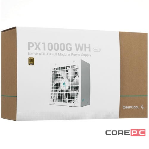 Блок питания Deepcool 1000W PX1000G WH R-PXA00G-FC0W-EU Gen5 16 Pin (PCIe 5.0 Connector Cable Details)