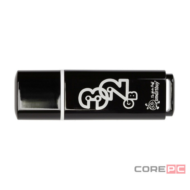 USB флеш накопитель Smartbuy 32GB Glossy Black (SB32GBGS-K)