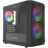 Компьютерный корпус Powercase Mistral Micro A3B ARGB V2 ARGB Black (CMMAB-A3-V2)