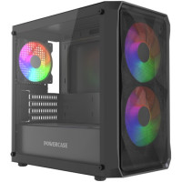 Компьютерный корпус Powercase Mistral Micro A3B ARGB V2 ARGB Black (CMMAB-A3-V2)