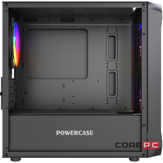 Компьютерный корпус Powercase Mistral Micro A3B ARGB V2 ARGB Black (CMMAB-A3-V2)