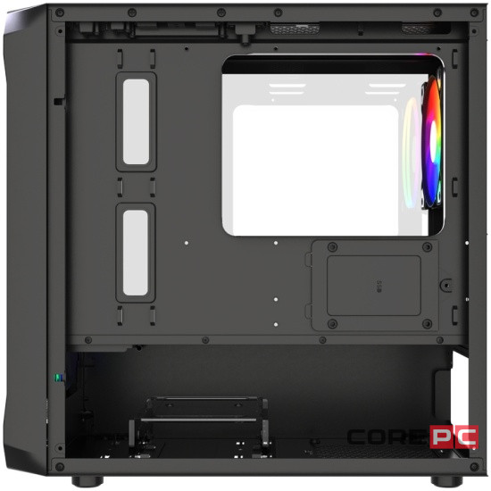 Компьютерный корпус Powercase Mistral Micro A3B ARGB V2 ARGB Black (CMMAB-A3-V2)