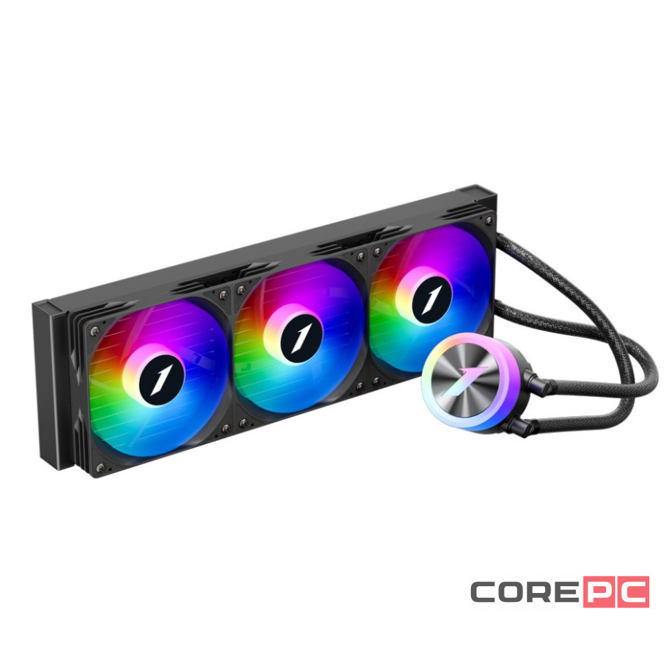 Система жидкостного охлаждения для процессора 1STPLAYER TS1 360 ARGB Black (TS1-360-BK)