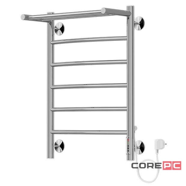 Полотенцесушитель Royal Thermo Аора П6 c полкой 450х650 электро (new встроен. диммер)