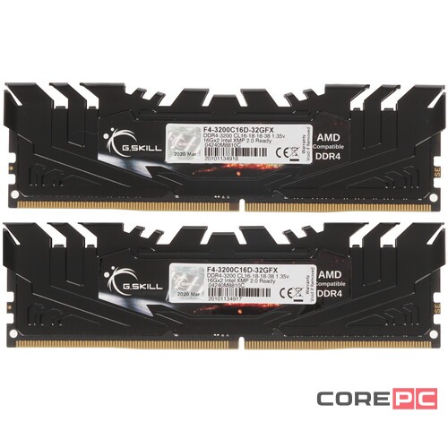 Оперативная память 32 Gb 3200 MHz G.Skill FLARE X (F4-3200C16D-32GFX)