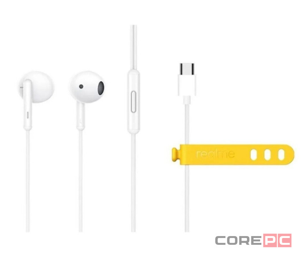 Стереонаушники с микрофоном Realme Buds Classic Type-C (RMA2005) белый